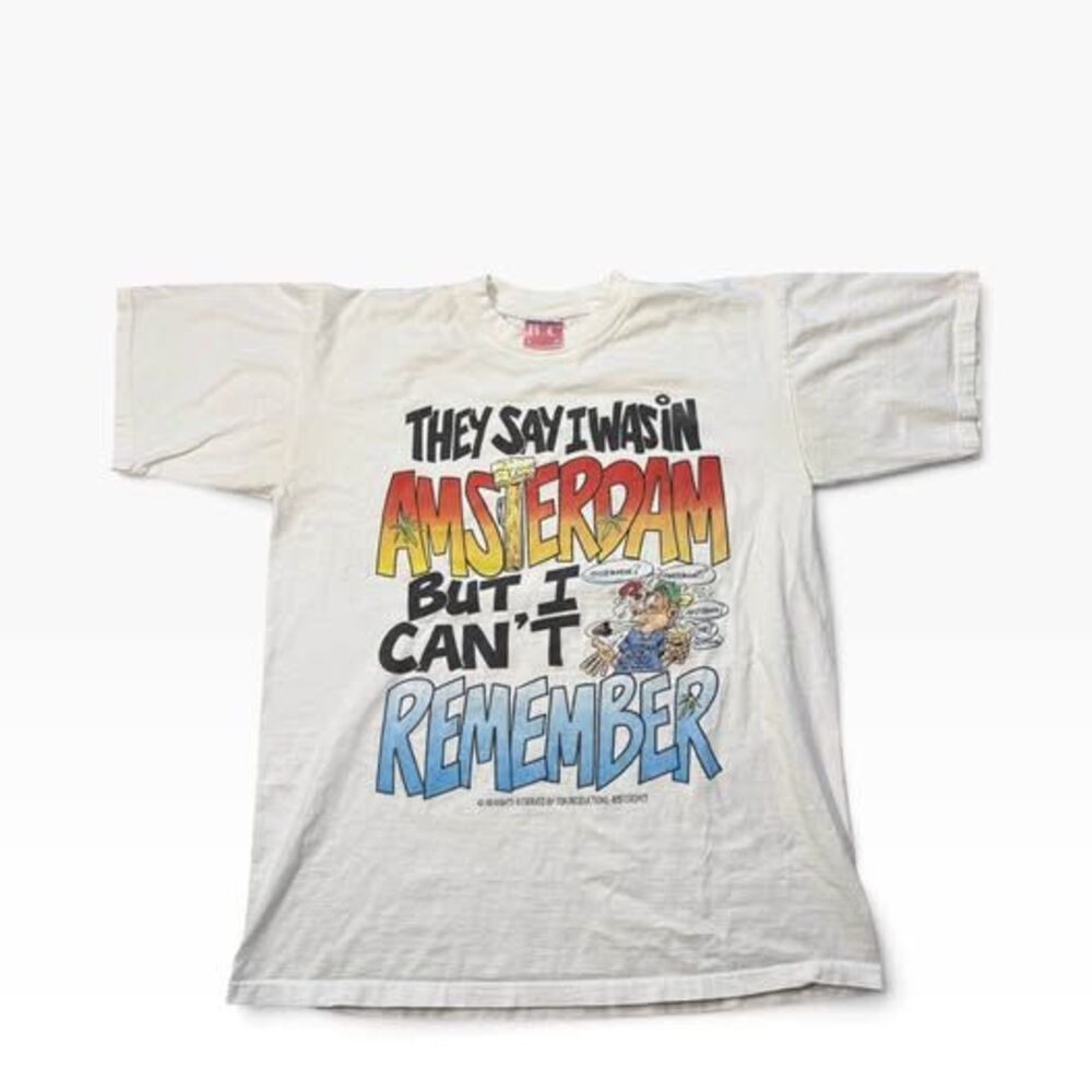 Vintage B.C Amsterdam Graphic T-Shirt Size L